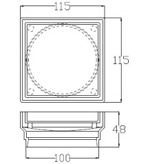 J6229BK Floor Waste J6229BK Floor Waste