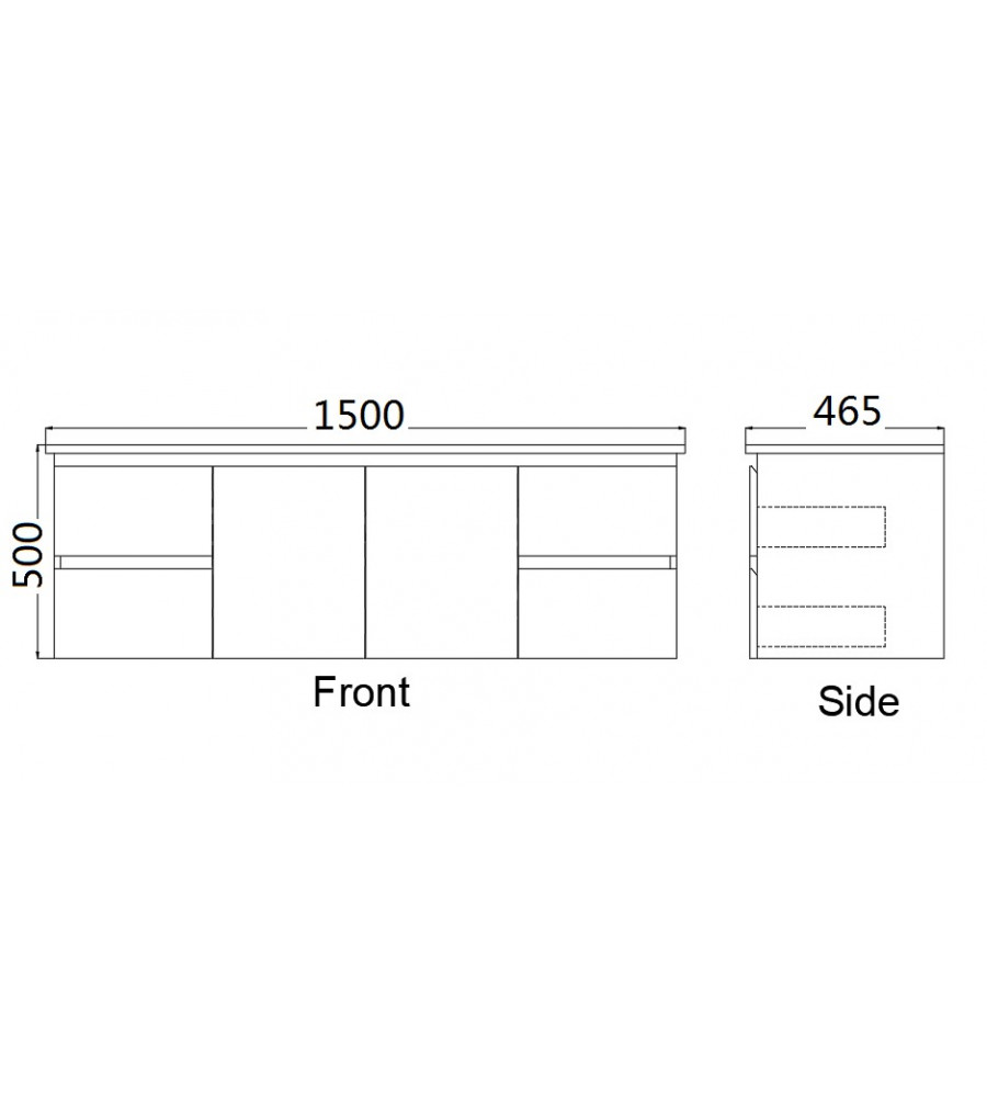 Wall Hung Bathroom Vanity Units Melbourne | Wall Mounted Vanities Online