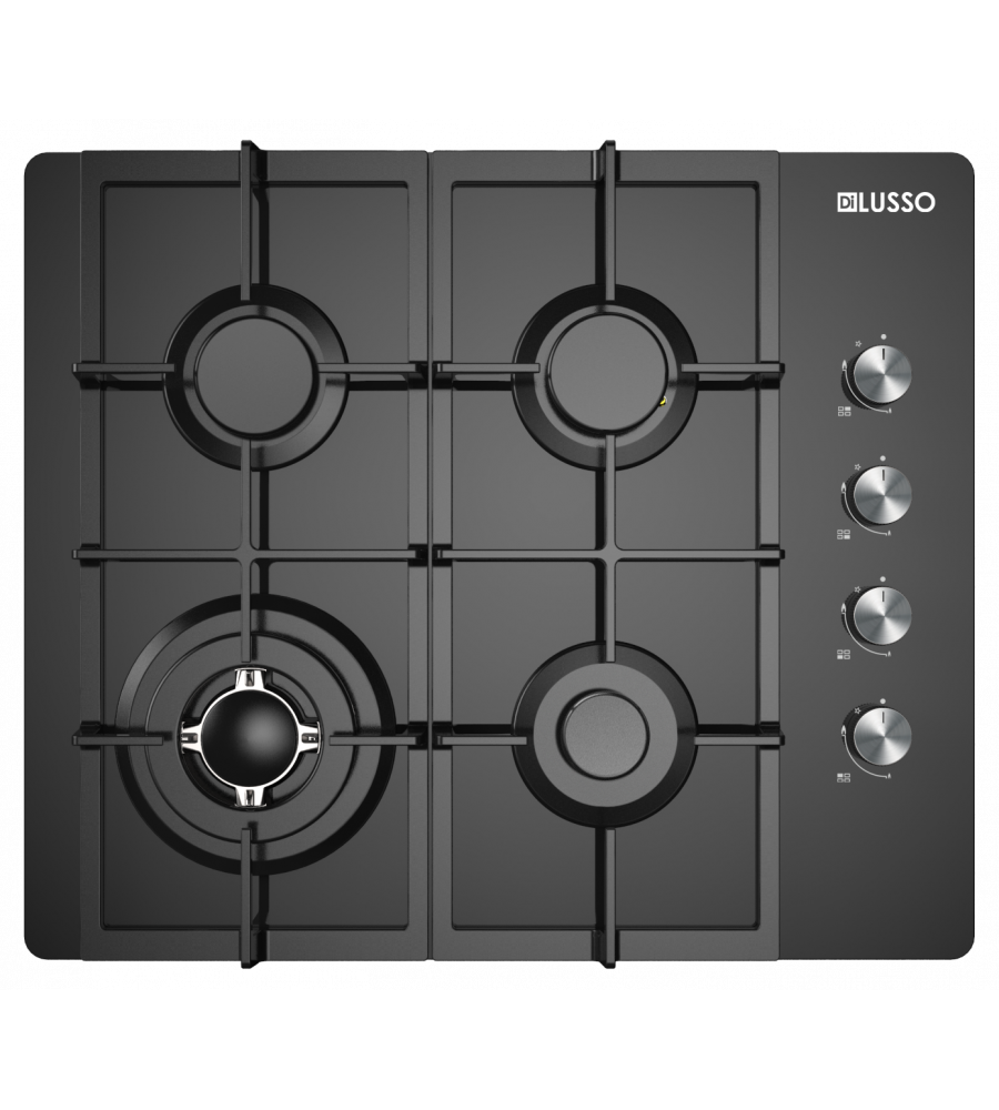 GC604MBFC GAS COOKTOP - 600MM BLACK GLASS
