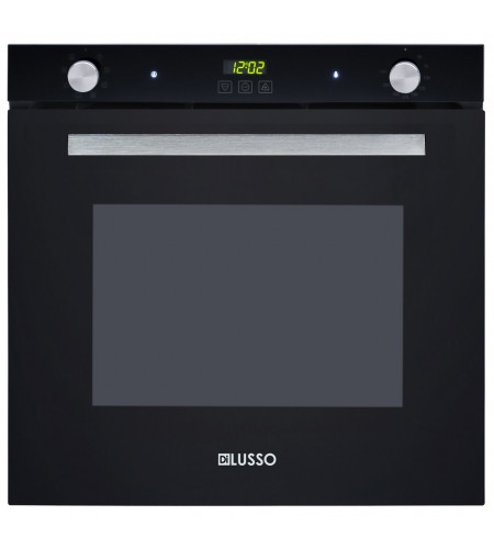 OV607BBL ELECTRIC OVEN - 600MM 75L BLACK GLASS 7 FUNCTION