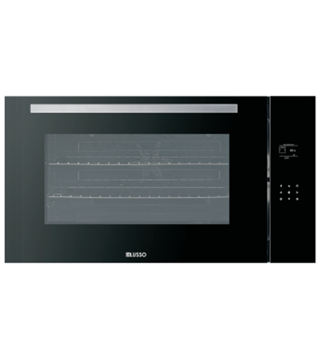 OV911TBL ELECTRIC OVEN - 900MM BLACK GLASS 11 FUNCTION