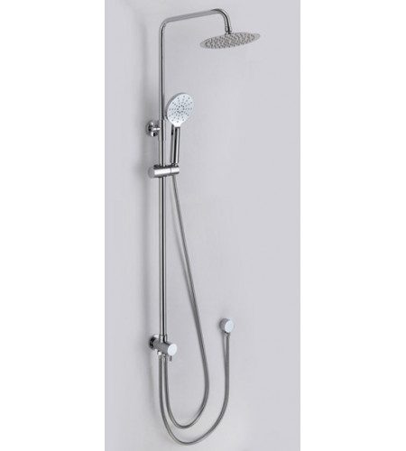 86H51-CHR Bottom Inlet Shower Set