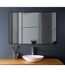 M603B Rectangle Mirror With Matte Black Frames