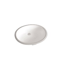 K111 Undermount gloss white ceramic basin