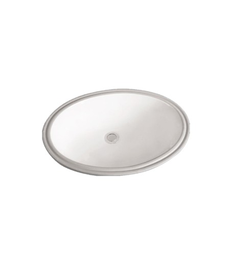 K116 Undermount gloss white ceramic basin