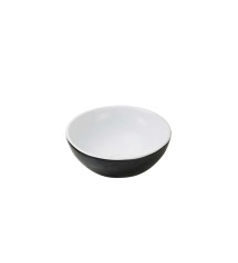 K2267CBKW-M Counter top Ceramic Basin Gloss White, Matte Black