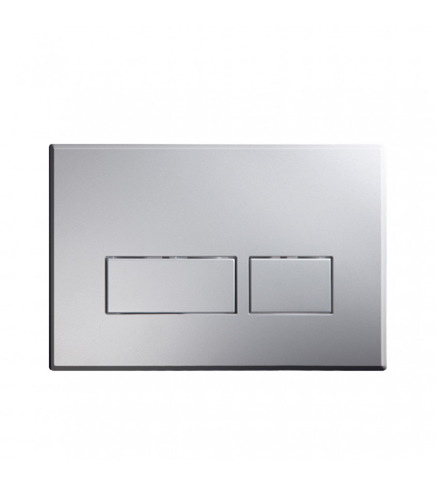 SC02 Square Chrome In-Wall Cistern Button