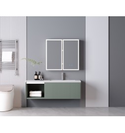 M1020 LED GLOSS WHITE MIRROR CABINET M1020 LED GLOSS WHITE MIRROR CABINET