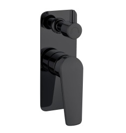 HD7024B MATTE BLACK SHOWER MIXER WITH DIVERTER