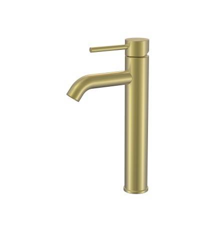 81H14-SB BRUSHED GOLD High Basin Mixer Round
