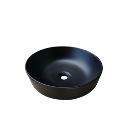 K2428-MB MATTE BLACK Countertop Ceramic Basin