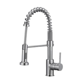 82H07S-CHR SPRING SINK MIXER PULL OUT