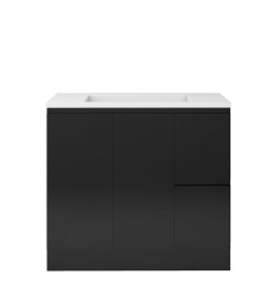 900GB FLORA Freestanding Vanity Gloss Black