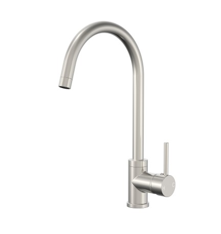 82H37-BN BRUSHED NICKEL Round Sink Mixer