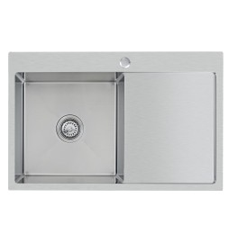 CT-7850 Top mount Single Bowl With Drainer