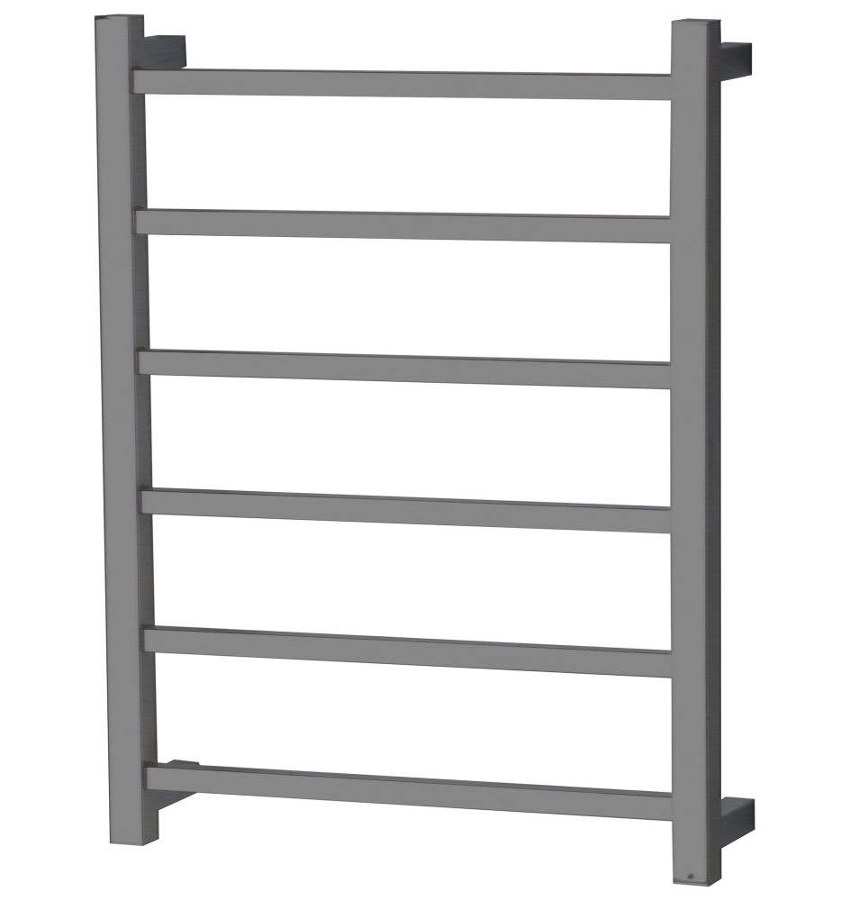 OND-6SBN SQUARE Heated Towel Rail BRUSHED NICKEL