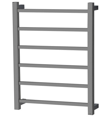OND-6SBN SQUARE Heated Towel Rail BRUSHED NICKEL
