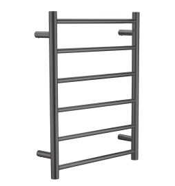 OND-6RGM ROUND Heated Towel Rail GUNMETAL