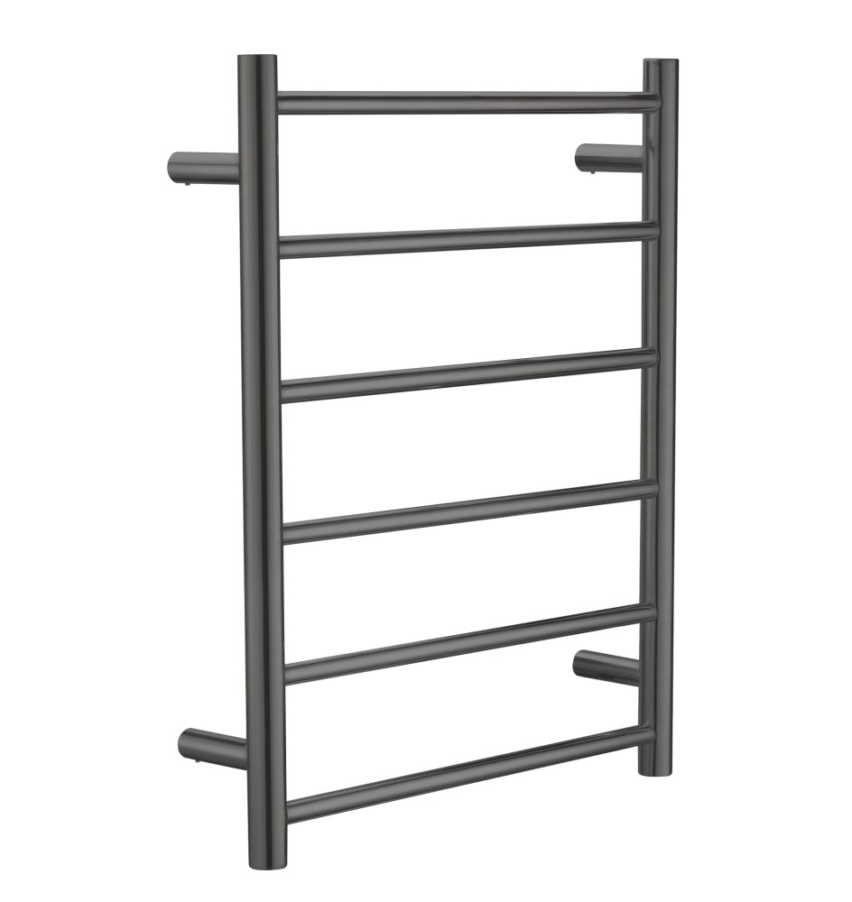 OND-6RGM ROUND Heated Towel Rail GUNMETAL