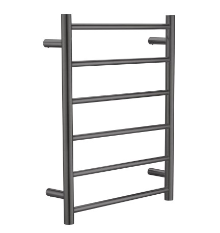 OND-6RGM ROUND Heated Towel Rail GUNMETAL