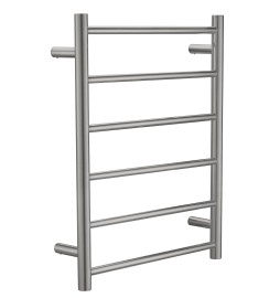 OND-6RBN ROUND Heated Towel Rail BRUSHED NICKEL