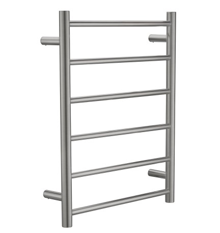 OND-6RBN ROUND Heated Towel Rail BRUSHED NICKEL