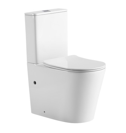 B2388TR Tornado, Rimless NANO GLAZE Two Piece Toilet
