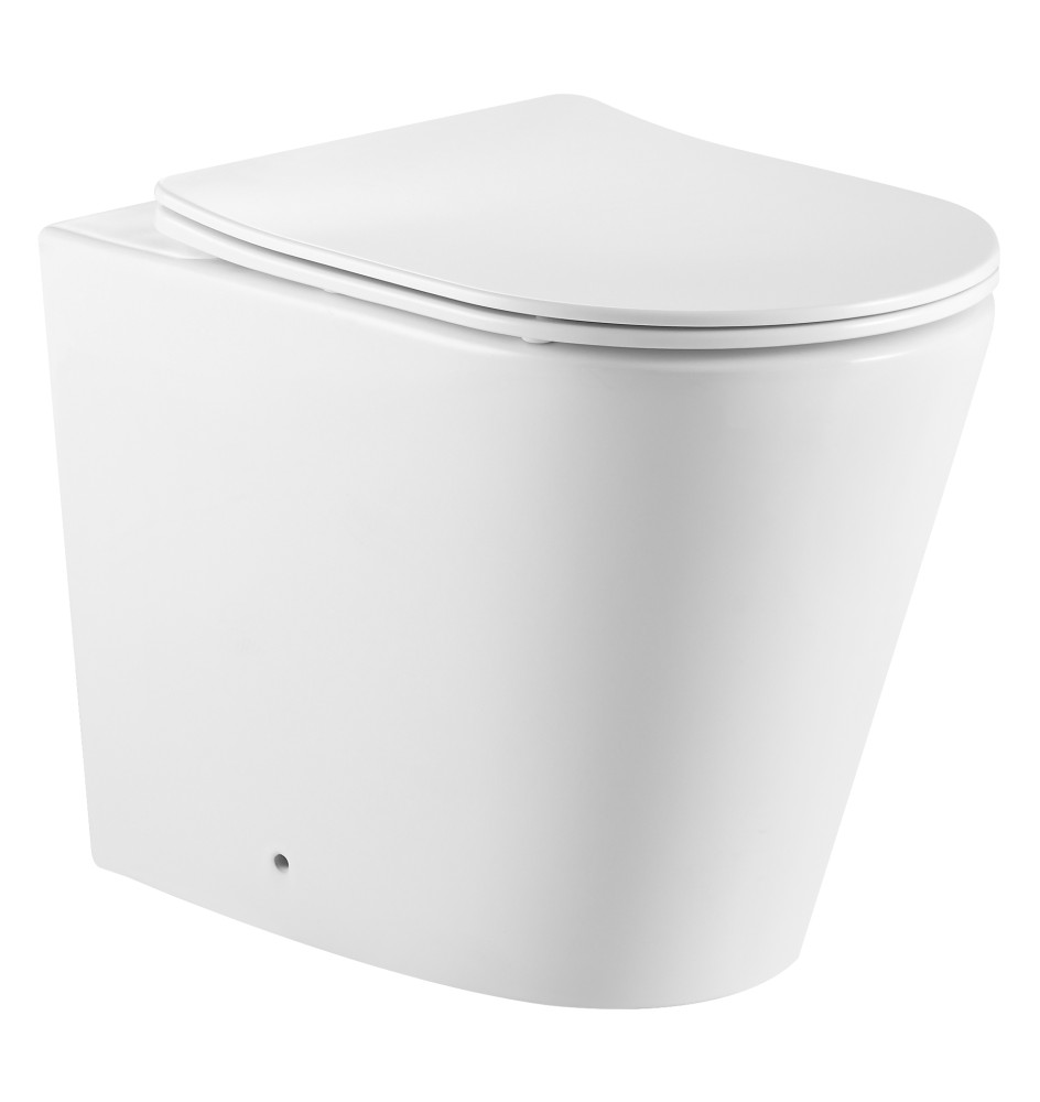 B2303B In-Wall Cistern Rimless Toilet NANO GLAZE