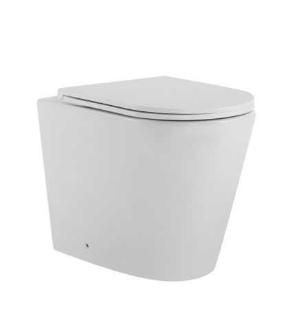 B2303TR In-Wall Cistern Tornado, Rimless Toilet NANO GLAZE NANO GLAZE