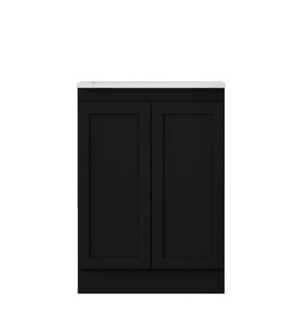 SK600MB SOFIA Freestanding vanity MATTE BLACK