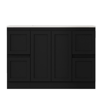 SK1200MB SOFIA Freestanding vanity MATTE BLACK