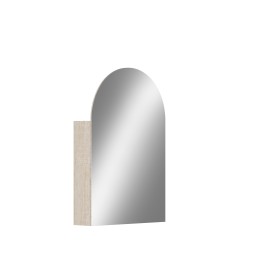 FB-MCO610LO LIGHT OAK ARCH MIRROR CABINET