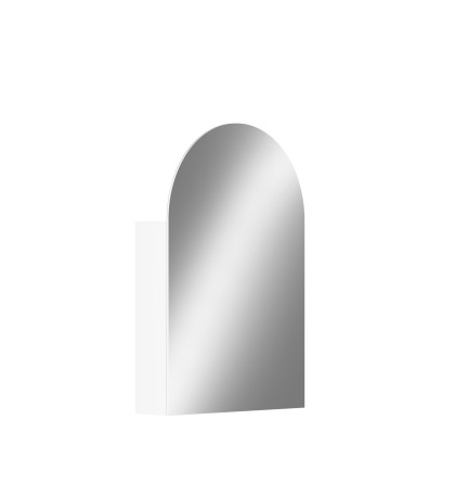 FB-MCO610GW GLOSS WHITE ARCH MIRROR CABINET