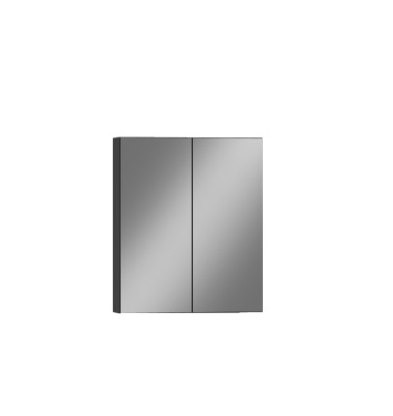 FB-MCMB MATTE BLACK MIRROR CABINET