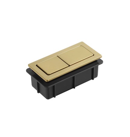 BT49BG SQUARE GUNMETAL BUTTON