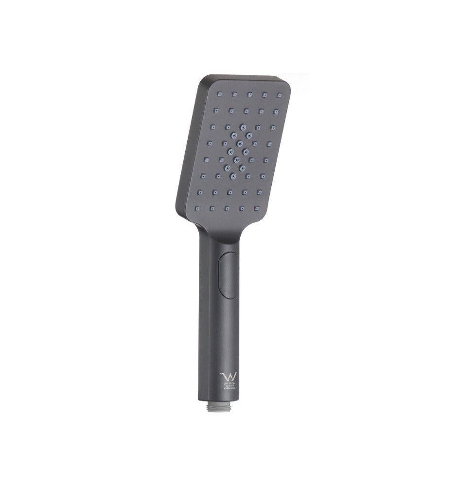 HS04-MB MATTE BLACK SQUARE SHOWER HAND