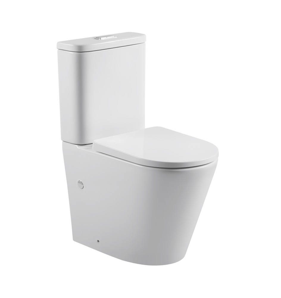 B2303A Two Piece Rimless Toilet