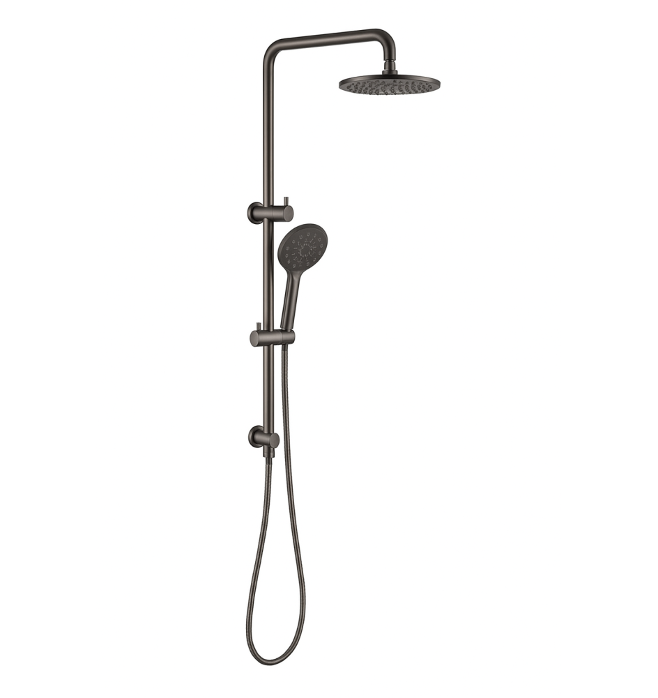 C4501GM CALATHIA Round GUNMETAL Shower Set