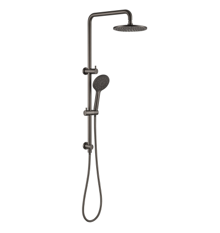 C4501GM CALATHIA Round GUNMETAL Shower Set