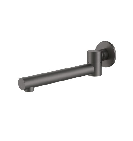 SP25SWGM round bath spout GUNMETAL swivel
