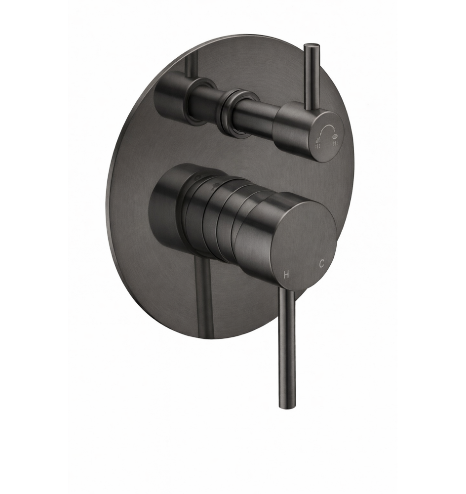 HD508A5BPGM GUNMETAL Shower Mixer With Diverter