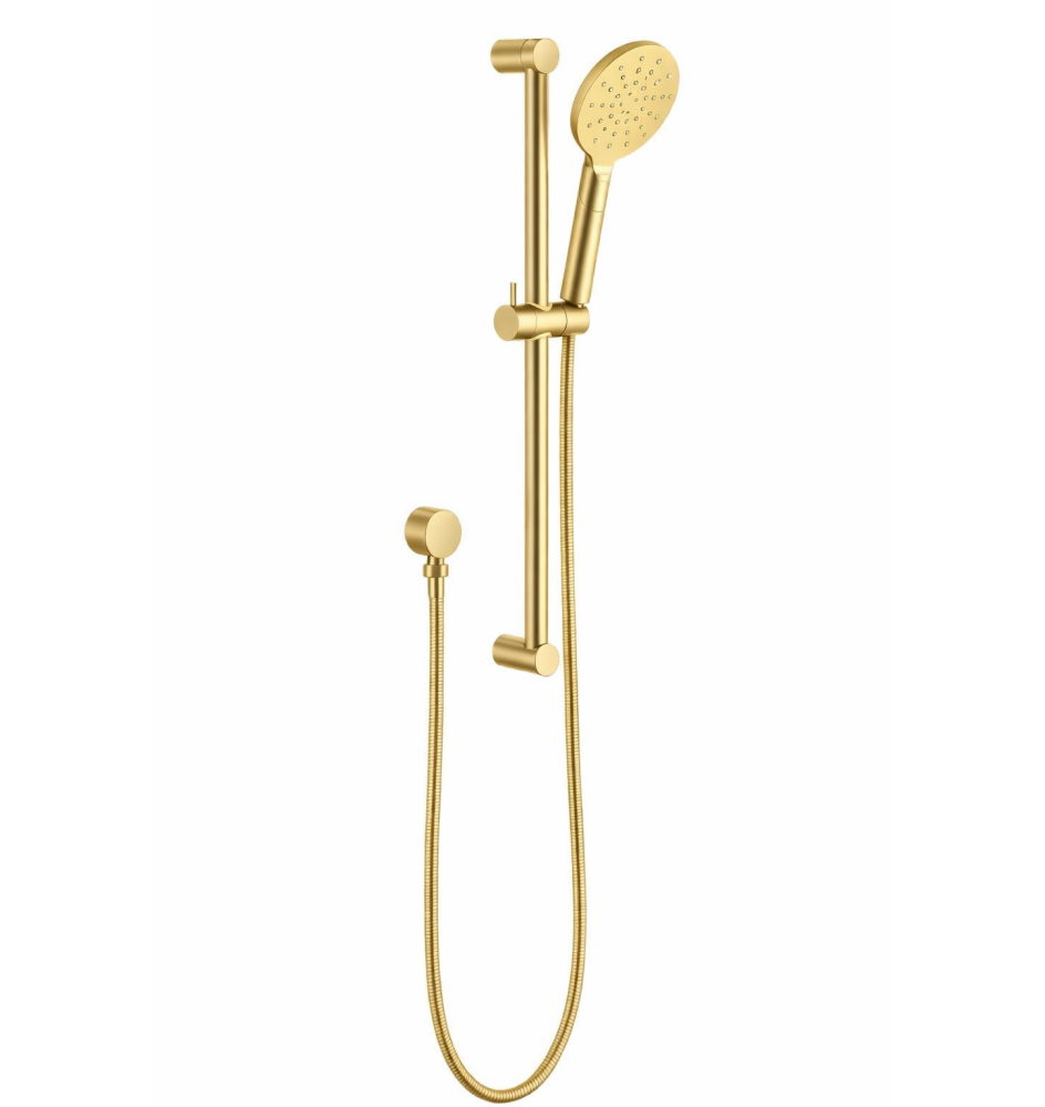 100218-7BG BRUSHED GOLD shower Hand  With Rail