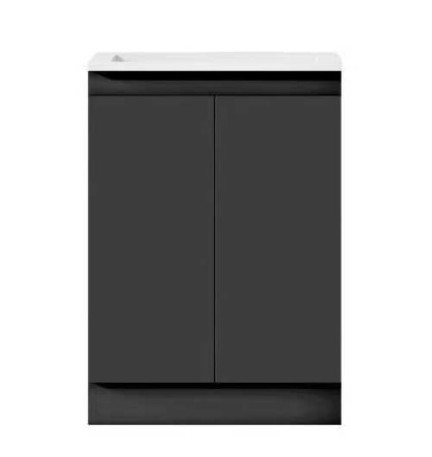 600GB FLORA Freestanding Vanity Gloss Black