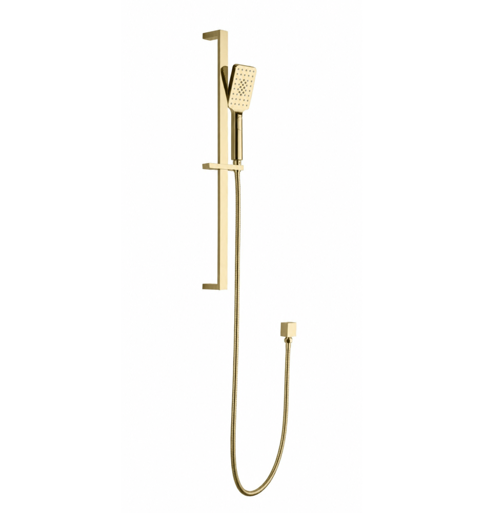 100118-7BG BRUSHED GOLD shower Hand  With Rail