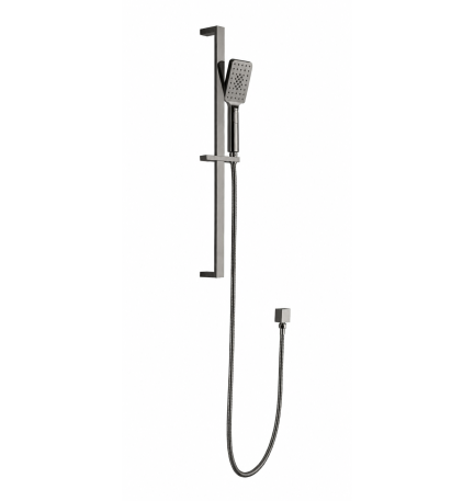 100118-GM GUNMETAL shower Hand  With Rail