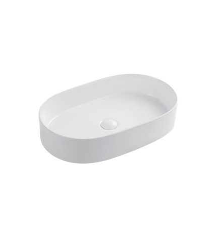 K3409 GLOSS WHITE TOP COUNTER BASIN