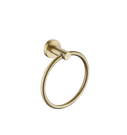 004019BG Round Towel Ring BRUSHED GOLD