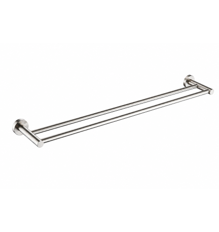 300349BN 800mm BRUSHED NICKEL Double Towel Rail