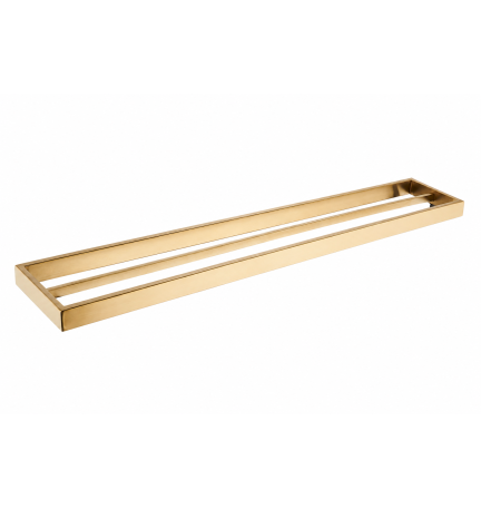 203572BG 800mm BRUSHED GOLD Double Towel Rail