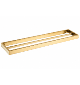203548BG 600mm BRUSHED GOLD Double Towel Rail